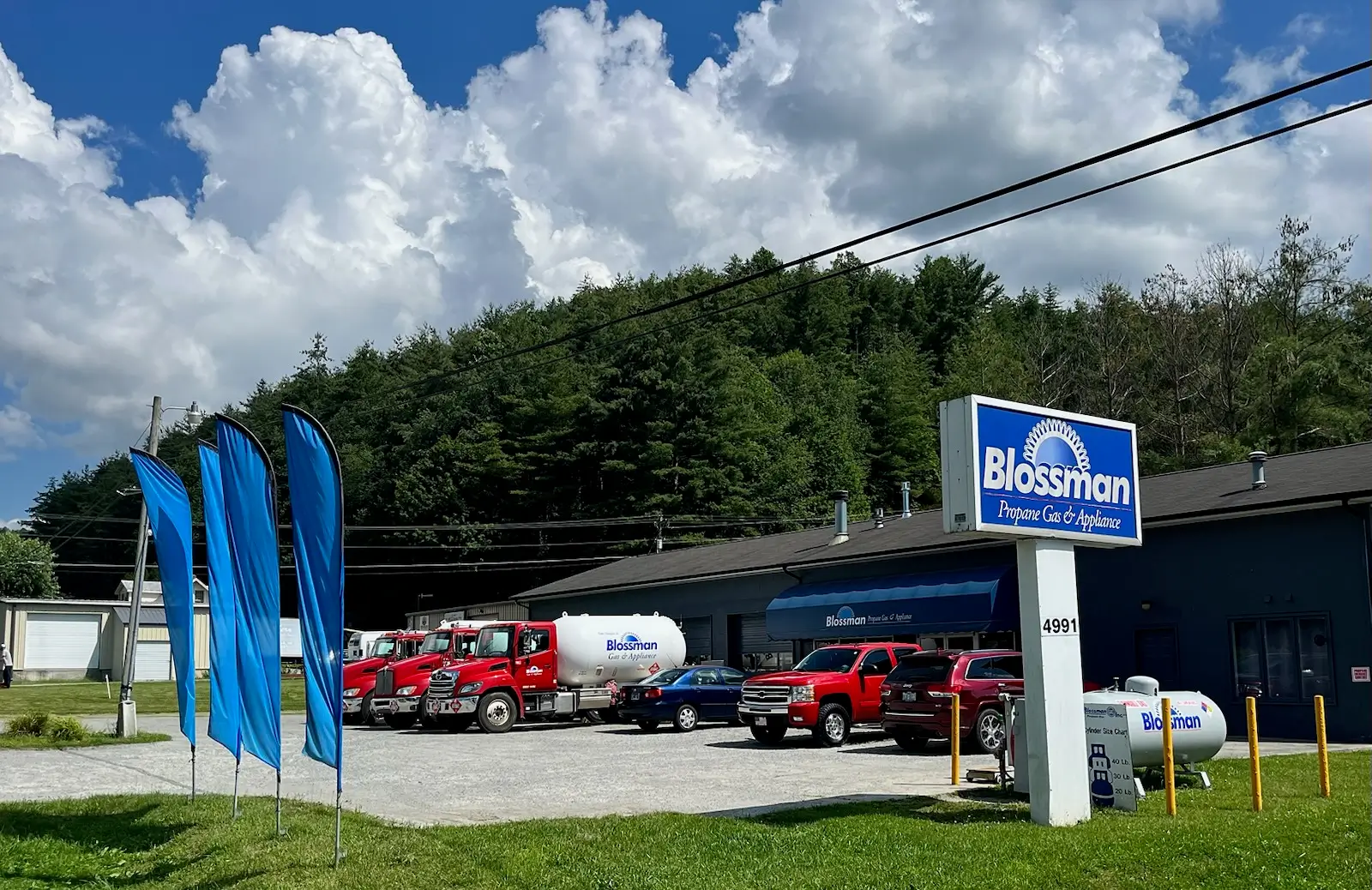 Blossman Gas branch in Boone, NC