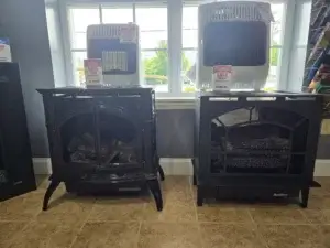 GROUP OF CAST IRON AND HEATERS
