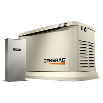 Generac 22 kW Generator with WIFI and 200 AMP Transfer Switch