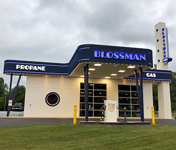 Blossman Gas branch in Hendersonville, NC