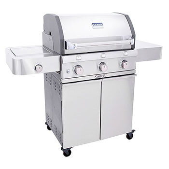 Saber Stainless 3-Burner Grill