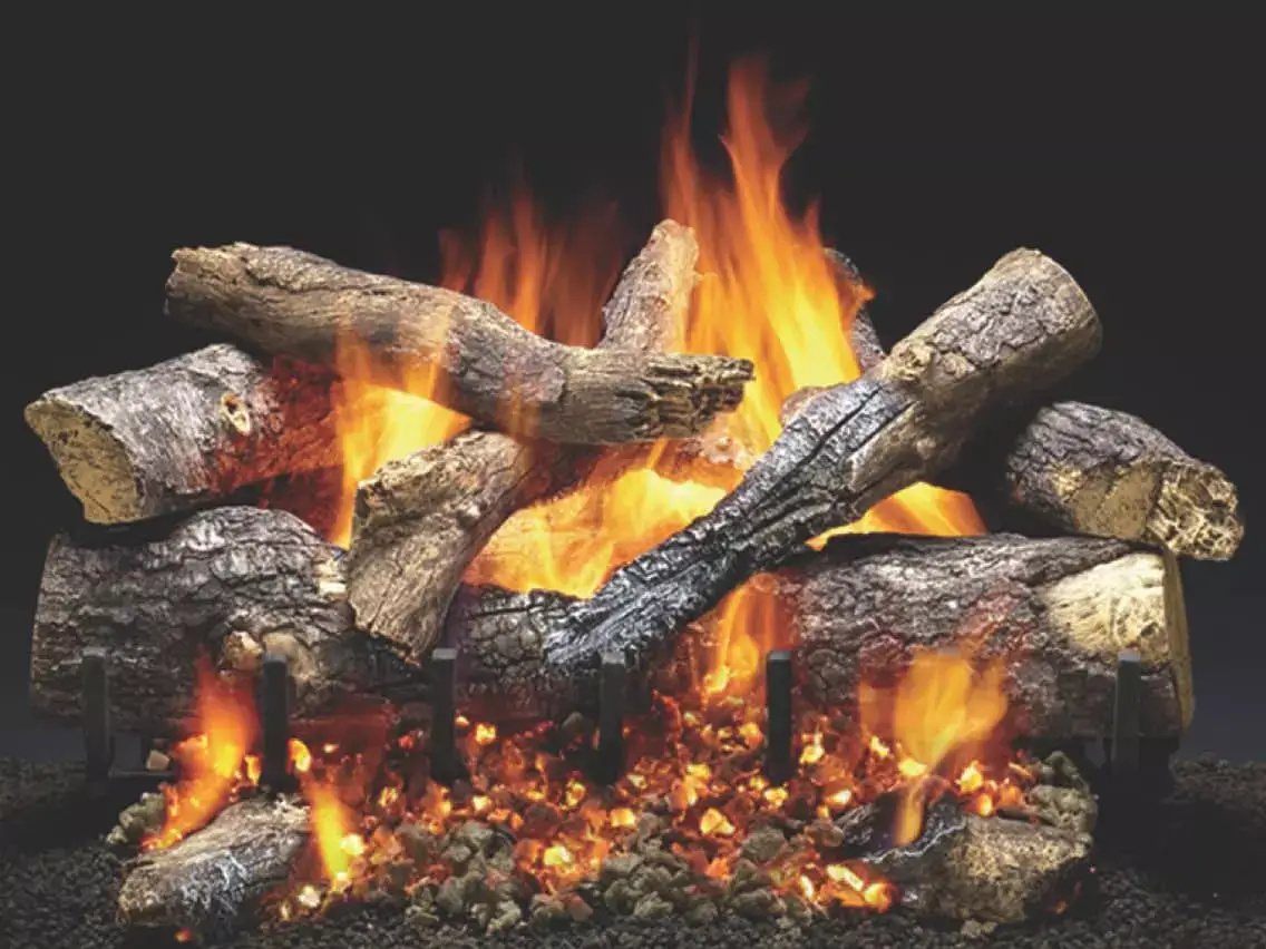 Majestic Fireside Grand Oak Vented Gas Logs