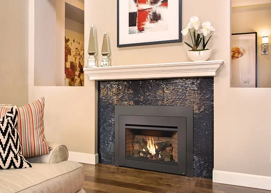 Fireplace With Gas Logs