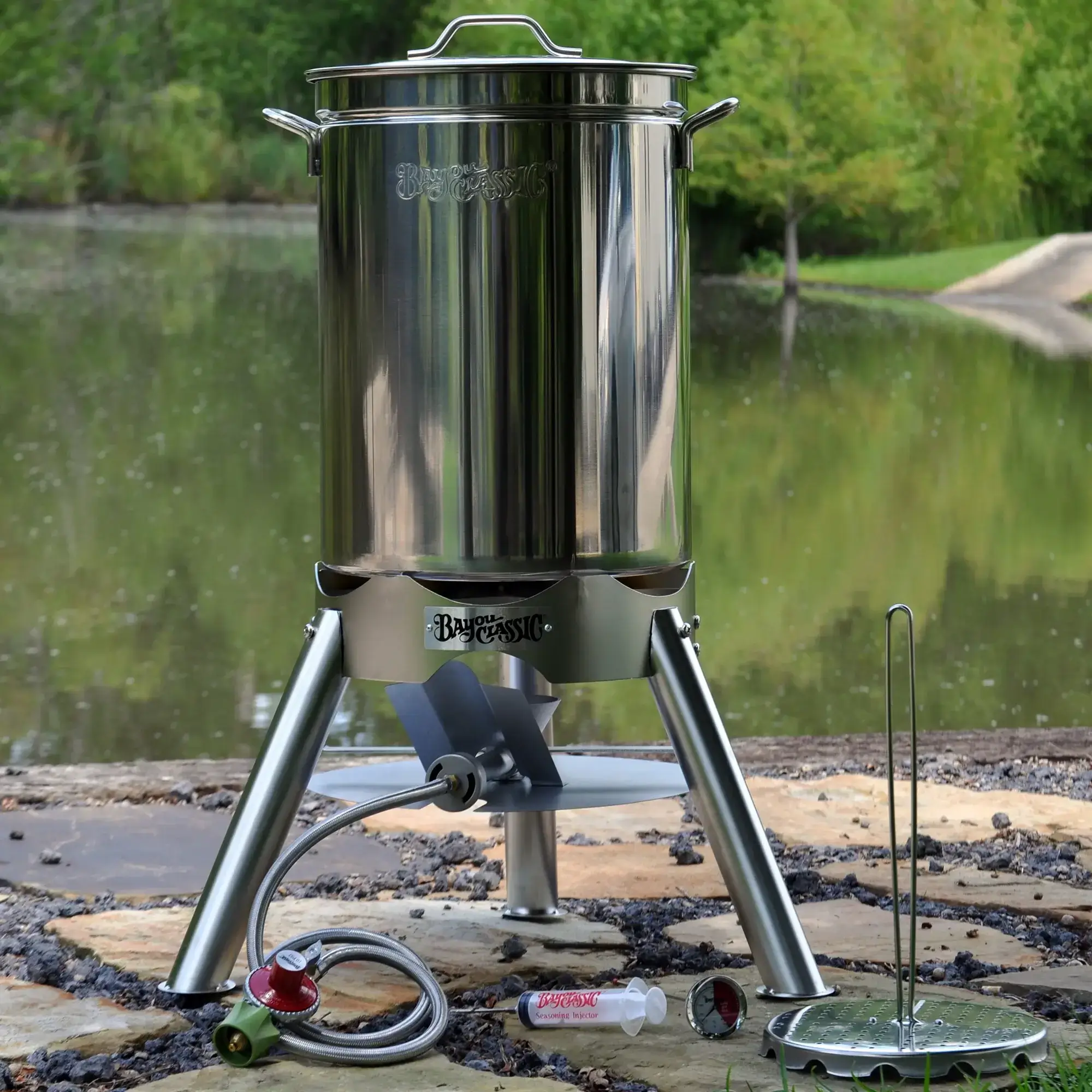 Bayou Classic 44 qt. Aluminum Turkey Fryer Kit