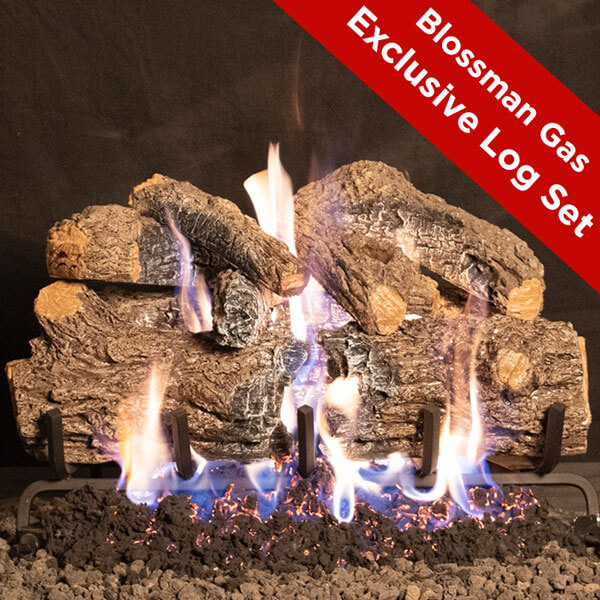 Blossman Gas Exclusive Warm Oak Vented Gas Log Set