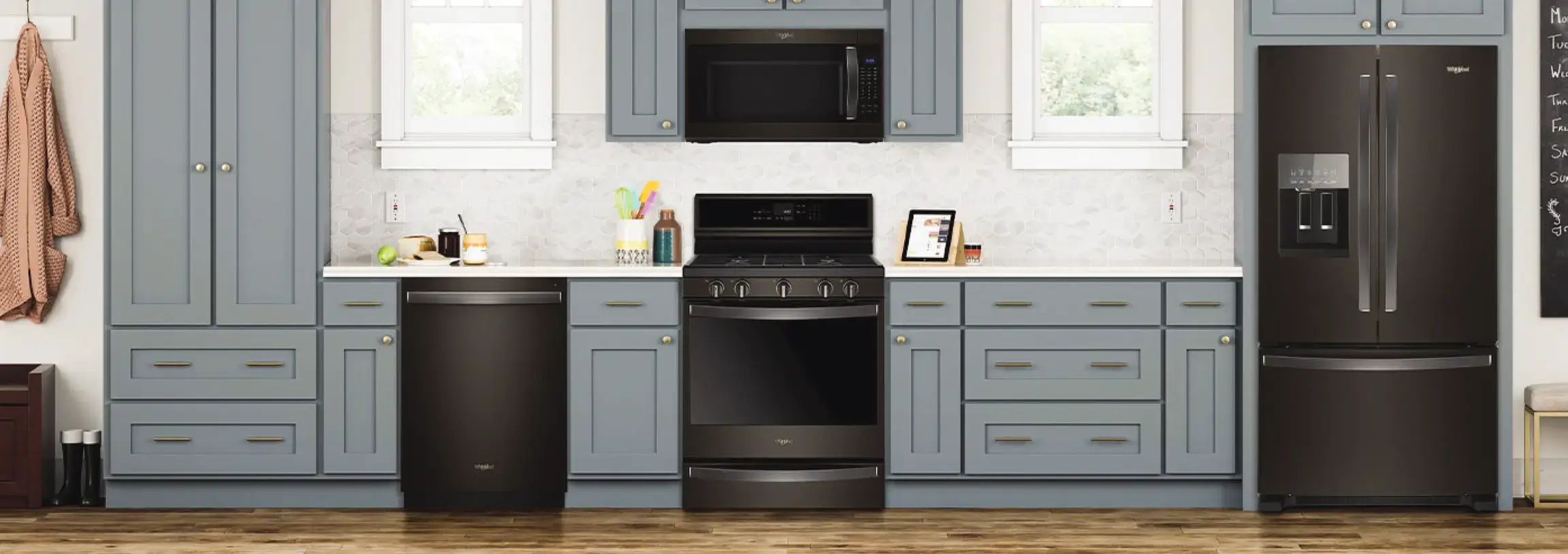 Gas range - appliances in a kitchen