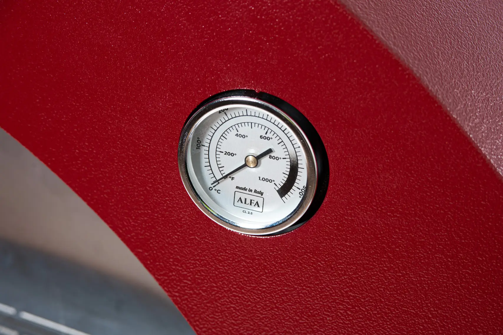 Alfa MODERNO 2 Pizze temperature gauge