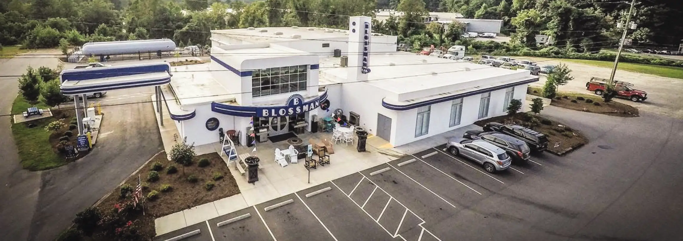 Blossman Gas branch located in Asheville, NC