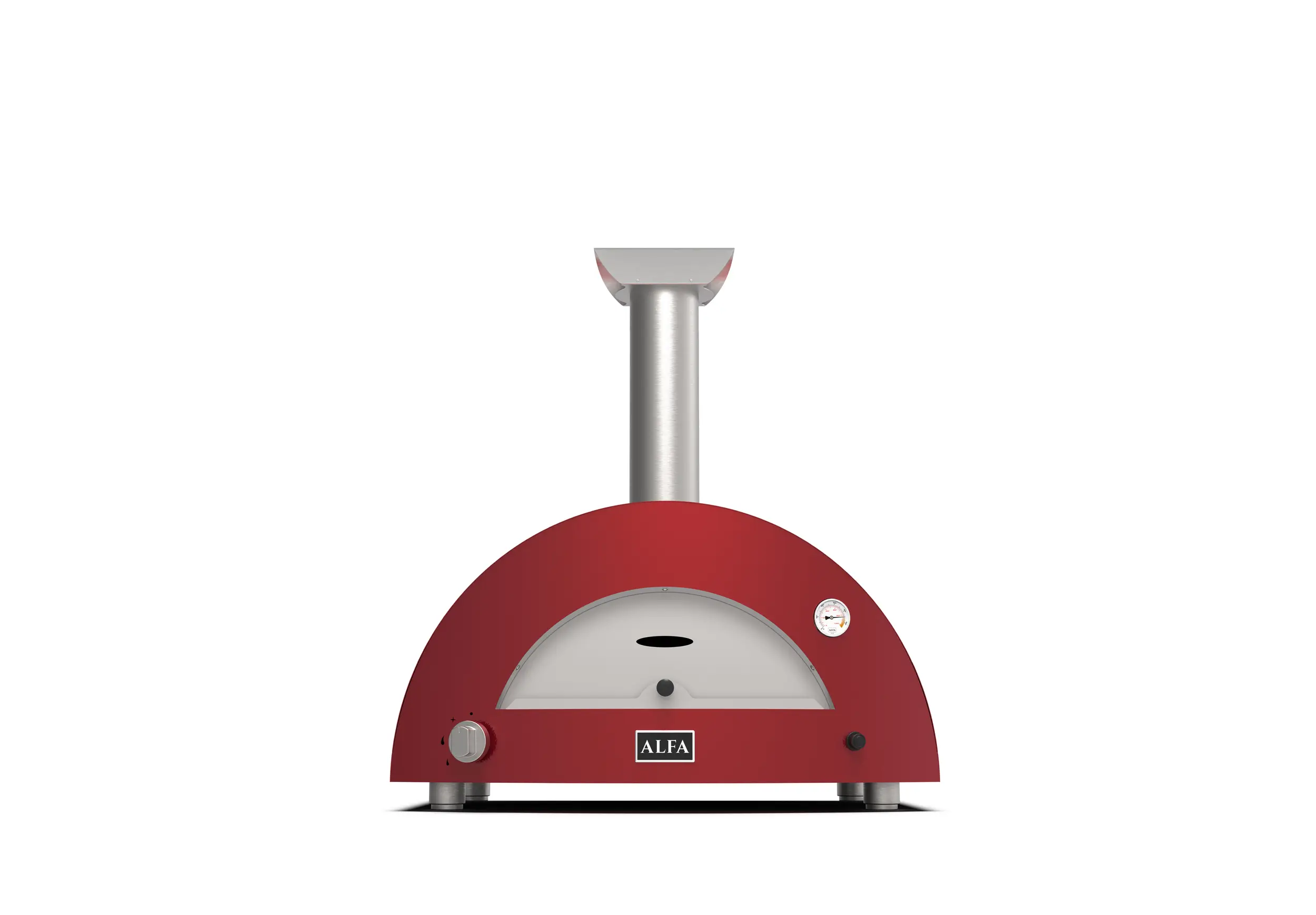 Alfa MODERNO 2 Pizze in Antique Red
