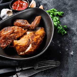 Roasted Chicken with Orange Glaze
