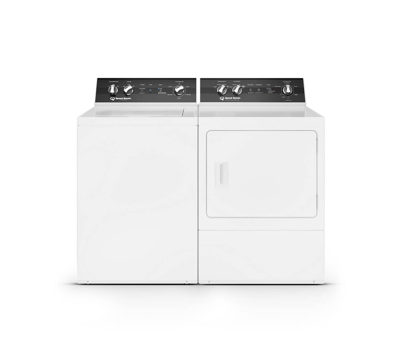 Speed Queen Washer and Dryer 5000 front