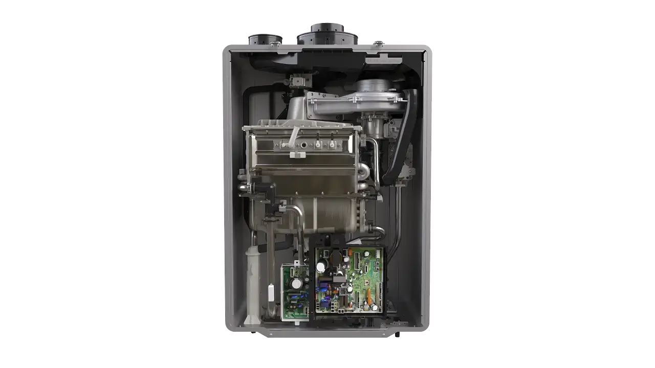 Rinnai RXP series cutaway