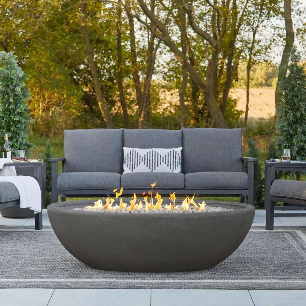 Riverside 58" Oval Fire Pit Bowl