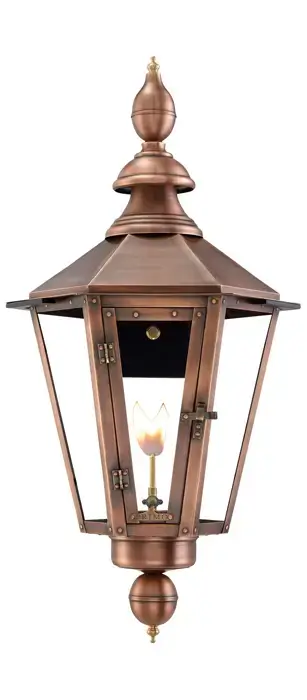 Vicksburg 27 in gas lantern