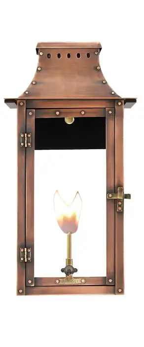The Breaux Bridge BB19GB gas lantern