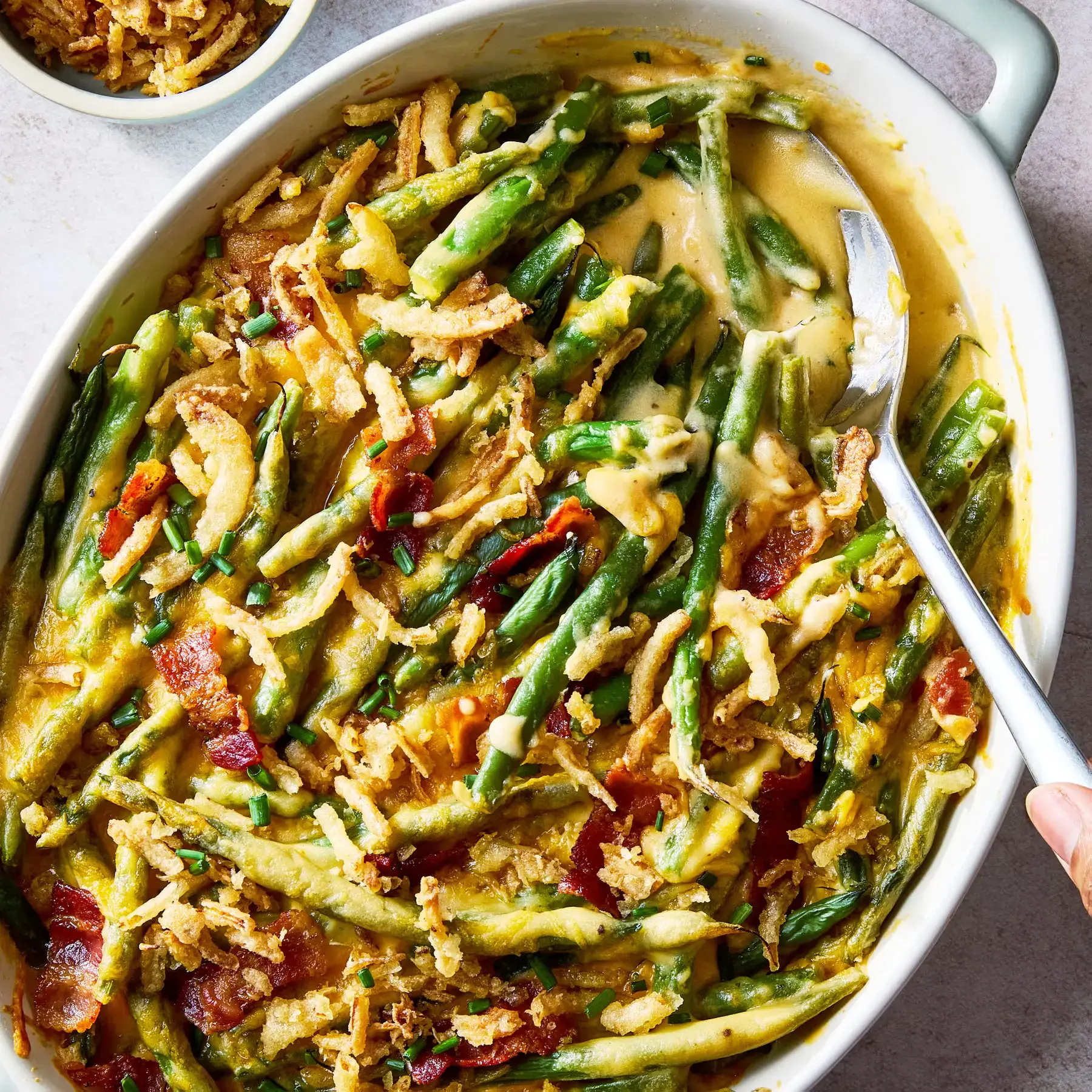 Loaded Green Bean Casserole