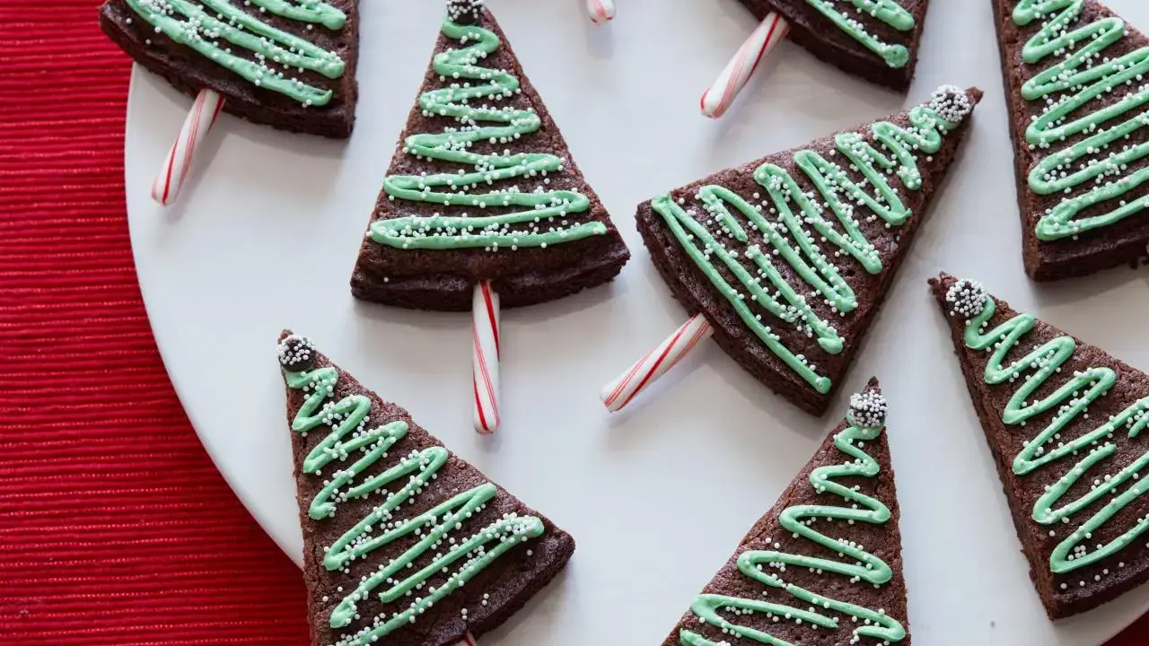 Christmas Brownie Trees