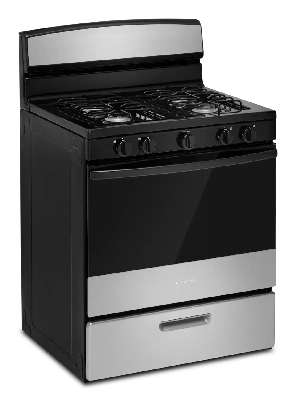 Amana 30-inch Gas Range side view