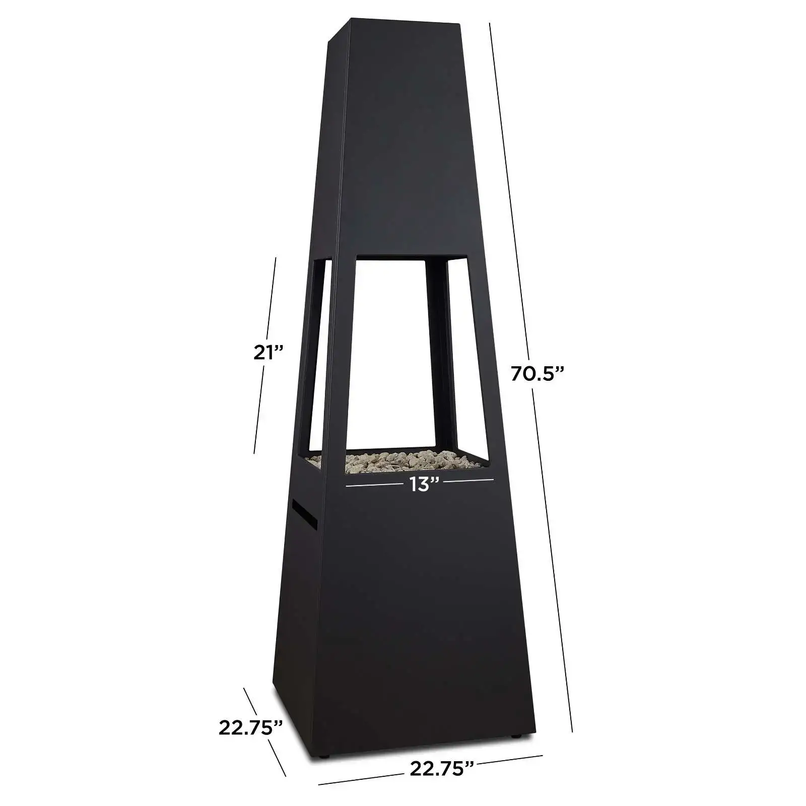 Ferro Chiminea fire pit dimensions