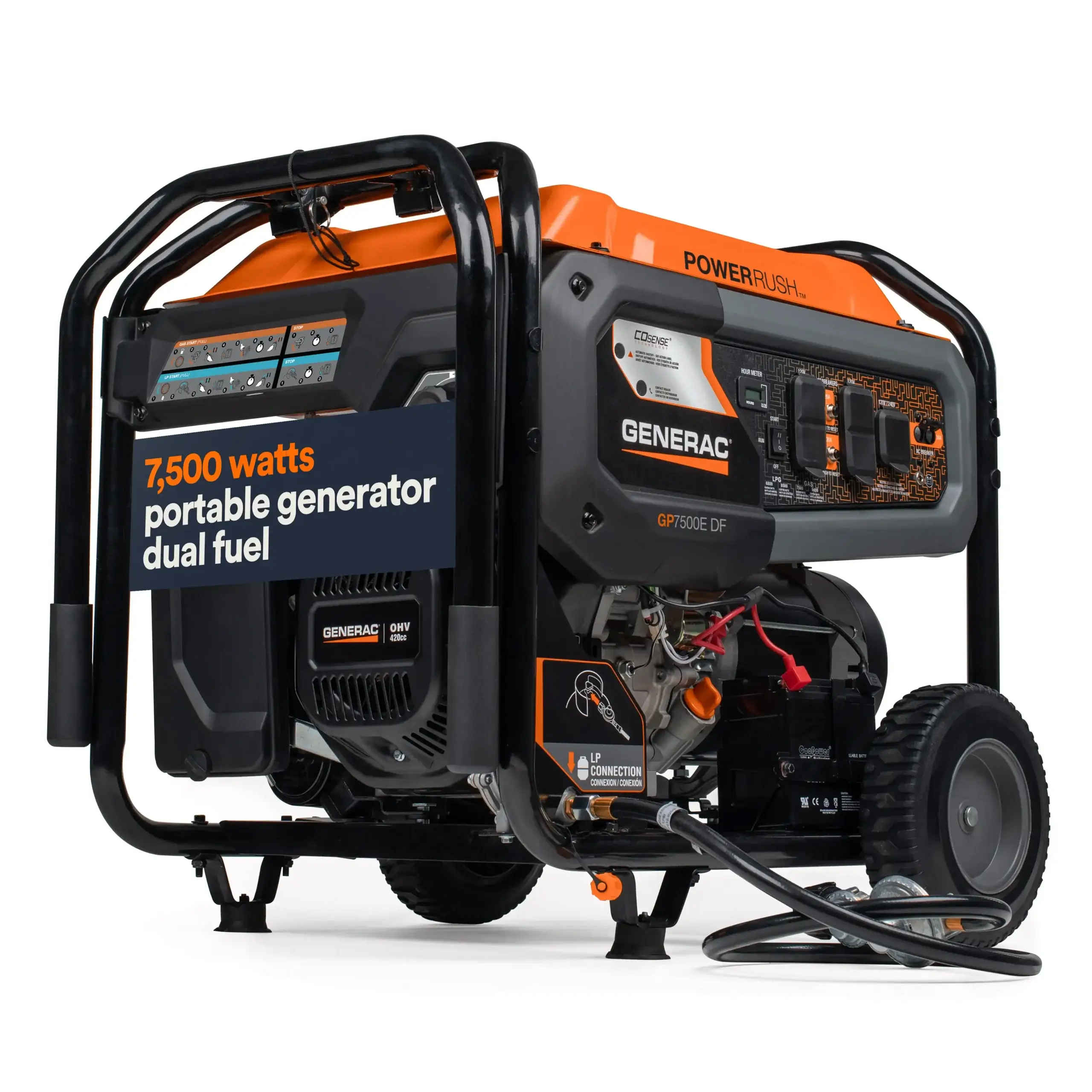 Generac 7500 portal duel fuel generator