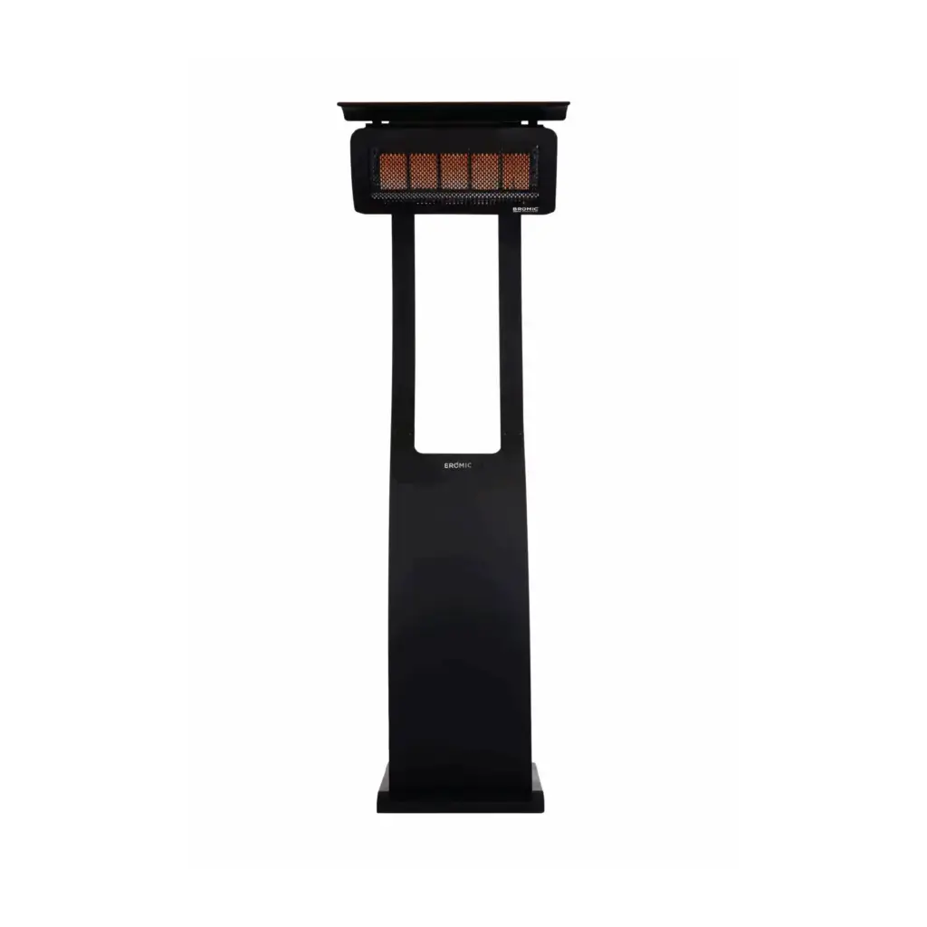 Tungsten Freestanding propane heater front view