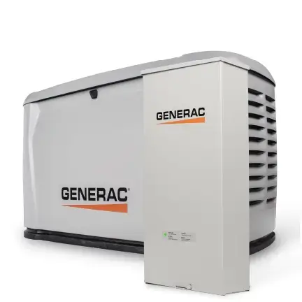 Generac Standby Generator, 14kW with Transfer Switch Cellular