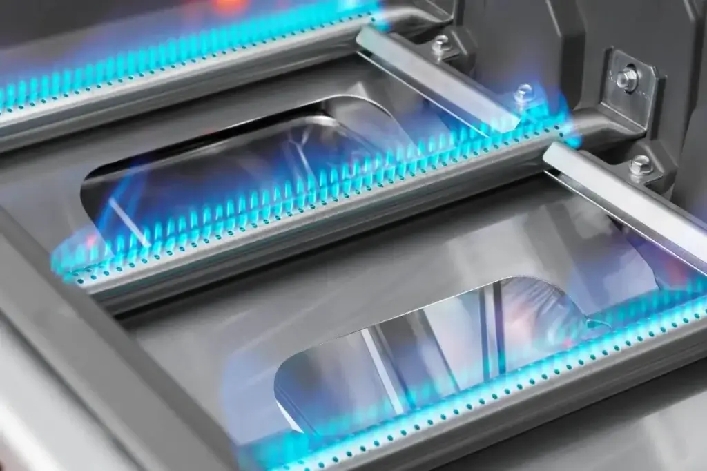 PRO665VXRSIBPSS-Prestige Pro 665 Elite-Burners-On
