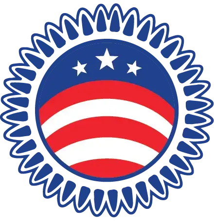 Red White and Blue Flame Graphic